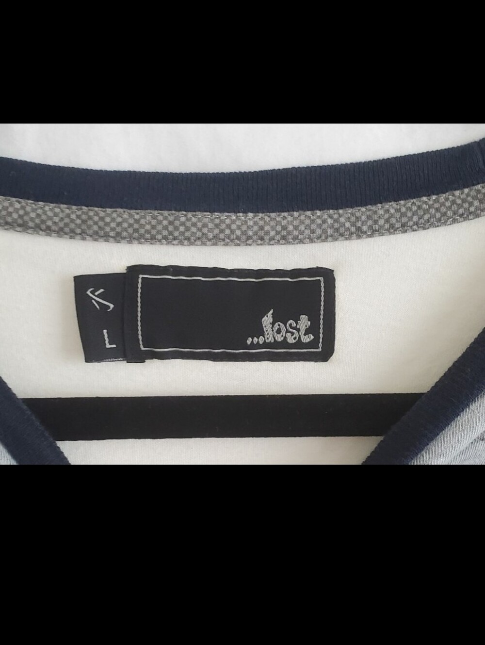 Lost Shirt Vintage T Shirt Tillys Multicolor Stripe T Shirt Men Casual Tee Navy - Picture 2 of 11
